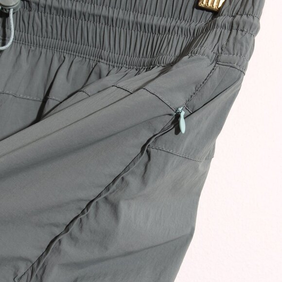 Madewell MWL Track Pants High Rise Straight Leg Pull-On Waist Green Size Medium - Picture 5 of 13